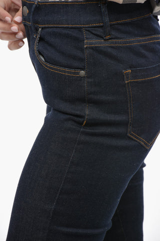Jeans Slim Fit ESSENTIAL Con Cuciture a Vista 16cm