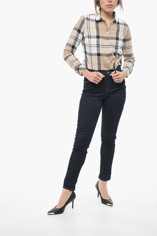 Jeans Slim Fit ESSENTIAL Con Cuciture a Vista 16cm