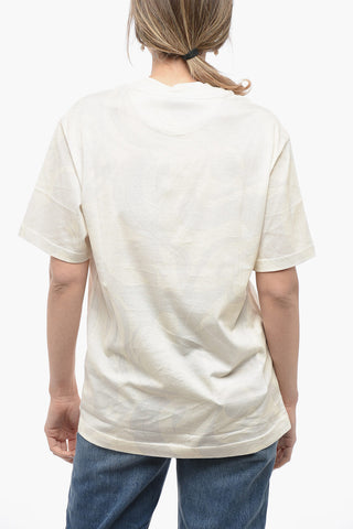 T-shirt Girocollo a Fantasia