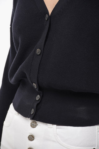 V-Neck Cotton Cardigan