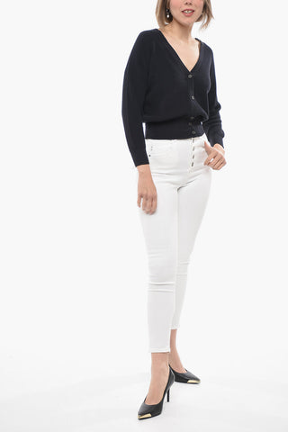 V-Neck Cotton Cardigan