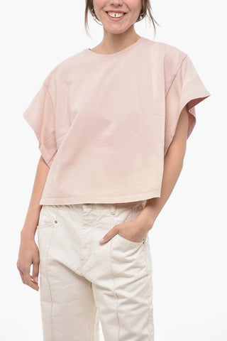 Oversized Fit Vintage Effect Crew-neck T-Shirt