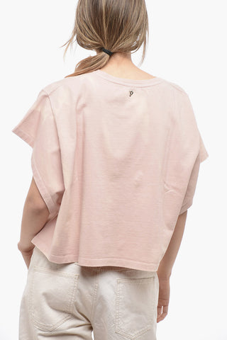 Oversized Fit Vintage Effect Crew-neck T-Shirt