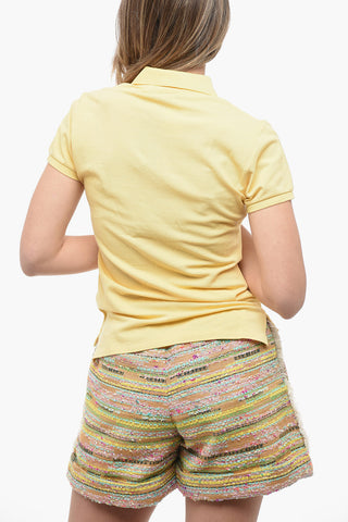Polo Slim Fit in Cotone Piquet con Logo Ricamato