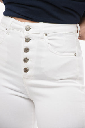 Slim Fit Jeans FELIZ High Waist with Logo Buttons 12.5cm