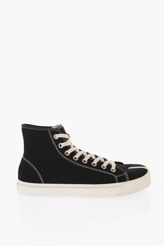 Canvas Tabi High-Top Sneakers
