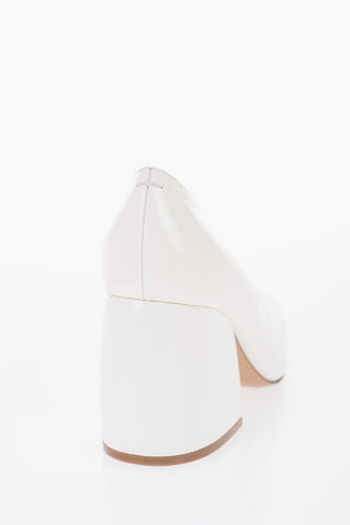 Decolletè In Vernice Con Tacco Chuncky 7 cm