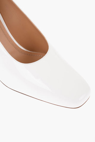 Decolletè In Vernice Con Tacco Chuncky 7 cm
