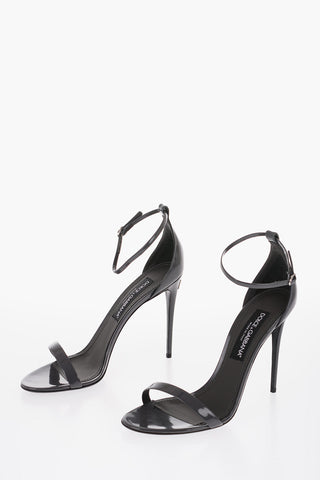 Patent Leather Sandals Heel 11 cm