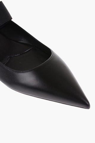 Ballerine A Punta Stretta Con Fascia Logata