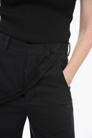 Stretch Virgin Wool BELINDA Palazzo Pants