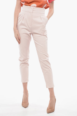 STUDIO Pantaloni in Misto Cotone GINETTA ad 1 Pince