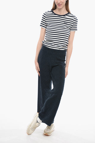 Jacquard Terry Palazzo Pants