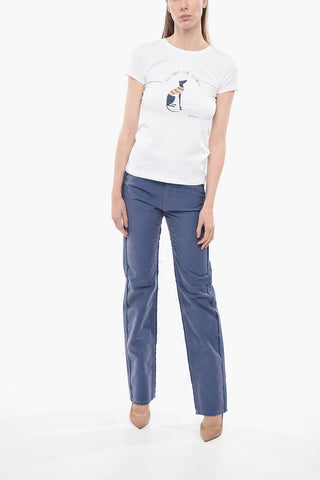 Crew-Neck BOWLAND T-shirt with Frontal Print