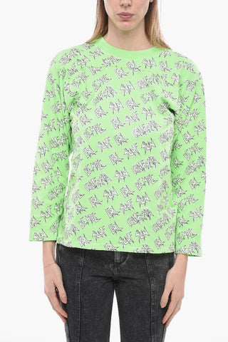 Long Sleeve Printed UNISEX Crew-neck T-Shirt