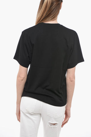 T-Shirt Girocollo 2001 in Cotone