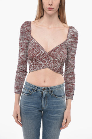 Crossed Cropped Top