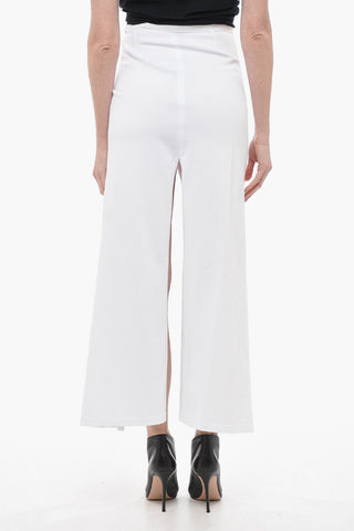 Gonna Maxi MARLENE in Jersey di Cotone con Spacco Frontale