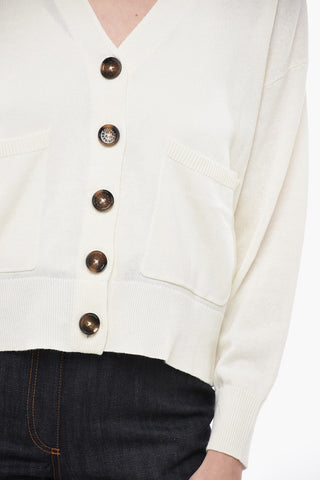 Maxi Buttons Linen Blend WISHAW Cardigan