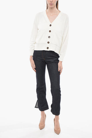 Maxi Buttons Linen Blend WISHAW Cardigan
