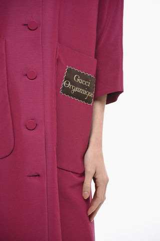 Trench in Misto Cotone ORGASMIQUE con Tasche a Toppa