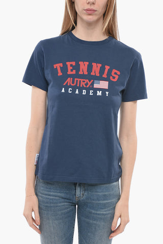 Crew-Neck Cotton ICON T-shirt with Print