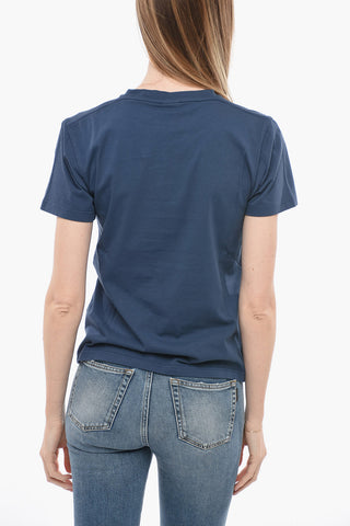 Crew-Neck Cotton ICON T-shirt with Print