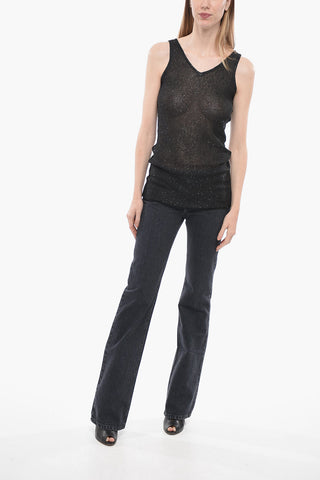 V-neck Tank Top with Sequin