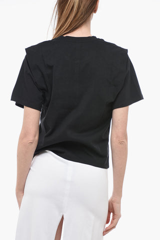 ETOILE Crew Neck ZELIKIA T-Shirt with Knotted Detail