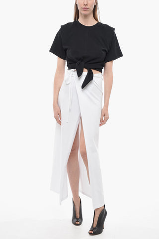 ETOILE Crew Neck ZELIKIA T-Shirt with Knotted Detail