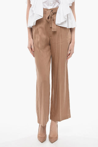 Pantaloni FRIDA a Una Pince con Cintura