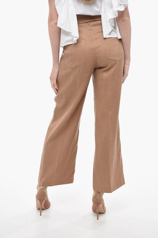 Pantaloni FRIDA a Una Pince con Cintura