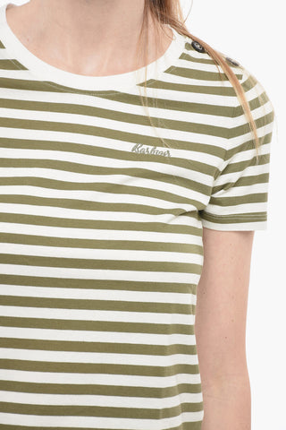 T-shirt FERRYSIDE Bicolore a Righe Awning
