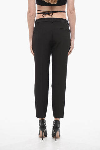 JEANS COUTURE Chinos Pants with Jeweled Buckle