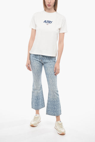 T-shirt Girocollo ICON In Cotone con Stampa