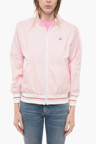 Zipped Closure Solid Color TENNIS ACADEMY Bomber