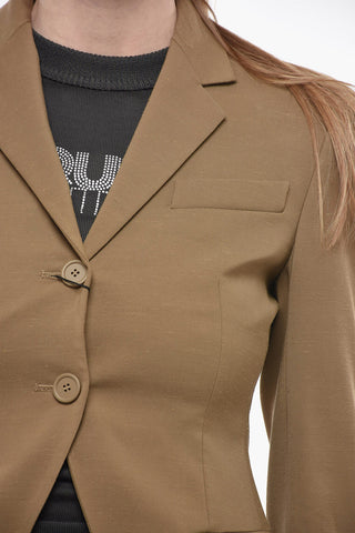 Blazer Slim Fit BOSCO con Spacco Frontale