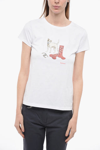 T-shirt Girocollo ROWEN Con Stampa Frontale