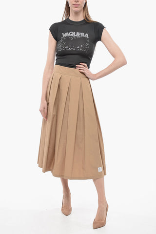 Cotton LAMP Accordion Midi Skirt