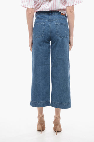 Wide Leg Jeans With Maxi Patch Pockets 26cm