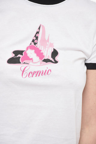 Crew-Neck T-shirt with Maxi Print Back
