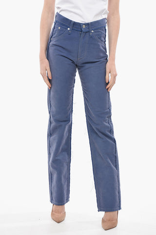 MM6 5 Pocket Lived-in Pants with Raw-cut Edges