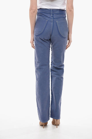 MM6 5 Pocket Lived-in Pants with Raw-cut Edges