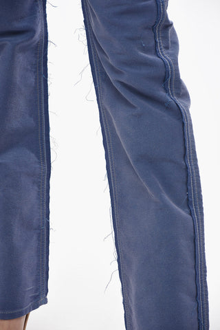 MM6 5 Pocket Lived-in Pants with Raw-cut Edges