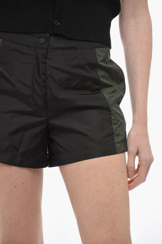 BORN TO PROTECT Shorts in Nylon con Inserti Traspiranti