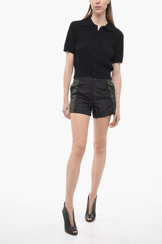 BORN TO PROTECT Shorts in Nylon con Inserti Traspiranti