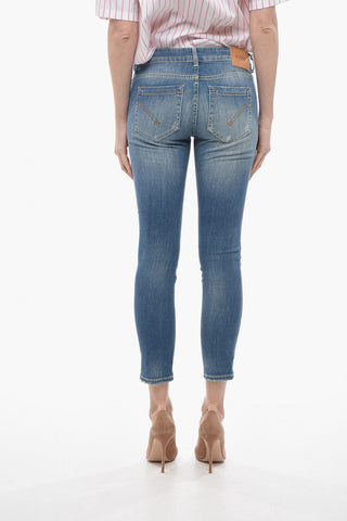 Distressed MONROE Skinny Fit Jeans 14cm