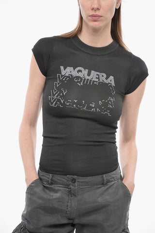 Maxi T-shirt con Strass