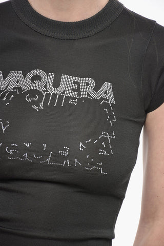 Maxi T-shirt con Strass
