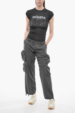 Maxi T-shirt con Strass
